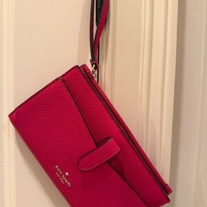Kate Spade Fuchsia Wristlet Clutch